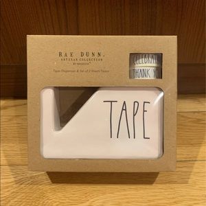 Rae Dunn Tape Dispenser and Washi Tape